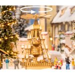 NOCH 66413 micro-motion Weihnachtsmarkt-Pyramide...