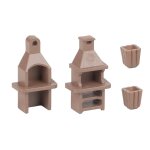 Faller 180015 2 Gartengrills Spurweite H0