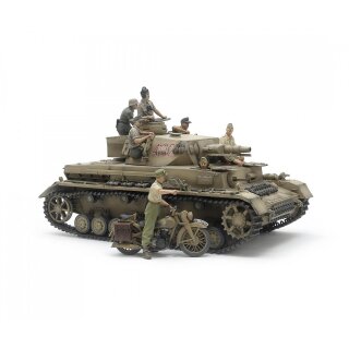 Tamiya 25208 1:35 Dt. PzKpfw.IV Ausf.F m. Krad DAK 300025208