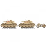 Tamiya 25208 1:35 Dt. PzKpfw.IV Ausf.F m. Krad DAK 300025208