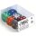 Amigo 00060 Spielezubehör 6x W6 Augenwürfel Transparent (farblich gemischt)