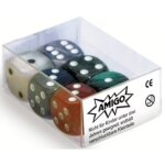 Amigo 00061 Spielezubehör 6x W6 Augenwürfel...