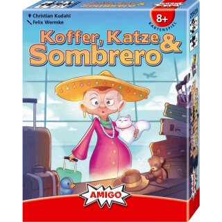 Amigo 02602 Kartenspiel Koffer, Katze & Sombrero Urlaub vorbei - alles dabei?