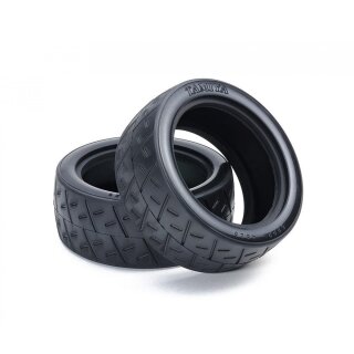 Tamiya 50810 1:10 Reifen (2) Semi Slick 26mm BK 300050810