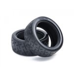 Tamiya 50810 1:10 Reifen (2) Semi Slick 26mm BK 300050810