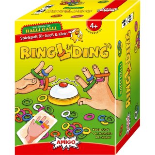 Amigo 01735 Kinderspiel RinglDing Farben flink finden, Ringe richtig raufstecken