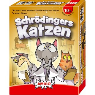 Amigo 02352 Kartenspiel Schrödingers Katzen die Katze im Karton