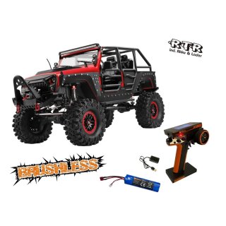 DF-Models 3225 1:10 DF-4S Pro brushless Scale Crawler 2-Gang RTR - rot