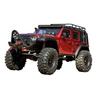 DF-Models 3227 1:10 DF-4S Pro brushless Scale Crawler 2-Gang RTR - metallic rot