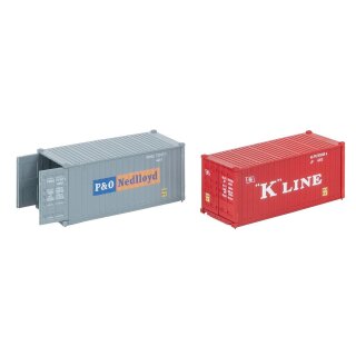 Faller 182006 20 Container K-LINE und P&O Spurweite H0