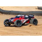 Traxxas 37254-8 Rustler 1:10 2WD Stadium Truck Clipless ohne Akku/Lader rotX