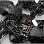 Yikong YK9071A 1:7 YT7 Pro Battlemann Truggy 4WD Brushless Matt Schwarz