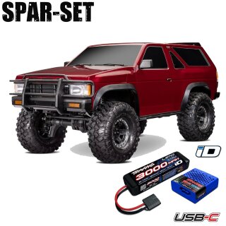 Traxxas 110056-4 1:10 TRX-4 Nissan Pathfinder RTR 2,4GHz rot - ID Starter Set