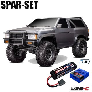 Traxxas 110056-4 1:10 TRX-4 Nissan Pathfinder RTR 2,4GHz silber - ID Starter Set