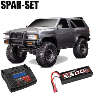 Traxxas 110056-4 1:10 TRX-4 Nissan Pathfinder RTR 2,4GHz silber - 2S LiPo Set