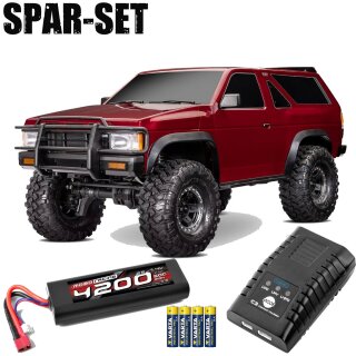 Traxxas 110056-4 1:10 TRX-4 Nissan Pathfinder RTR 2,4GHz rot - 100% Starter Set