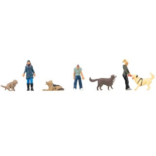 Faller 151745 Spaziergänger mit Hunden Spurweite H0