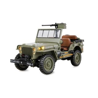 Amewi 22737 1:14 Jeep Willys MB Scale Crawler 4WD RTR grün