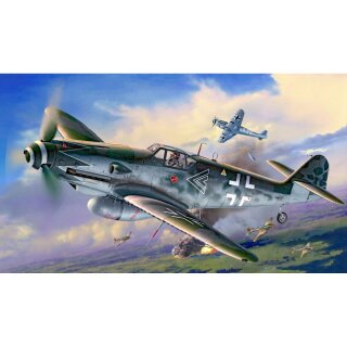 Revell 63752 1:32 Model Set Messerschmitt Bf109G-10 Erla Pinsel, Farben, Kleber
