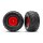 Traxxas 3665-RED Terra Groove Reifen auf Felge vorne rot (2)
