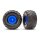 Traxxas 3663-BLUE Terra Groove Reifen auf Felge hinten blau (2)