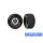 Traxxas 10474R Dirt Oval Hossier Reifen auf Felge grau (2) hinten