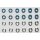 Tamiya 53539 Buchsen-Set (24) Alu 0,5-3mm blau/silber 300053539