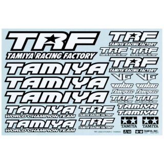 Tamyia 42164 TRF TRF Sticker-Set schwarz/weiss 300042164