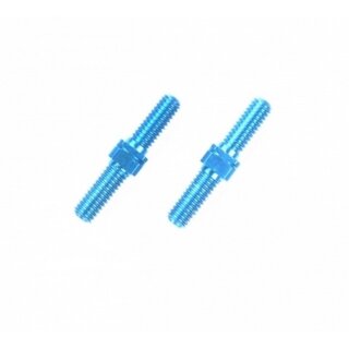 Tamiya 54247 Li/Re-Gewindestange 3x18mm (2) Alu blau 300054247
