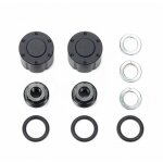 Tamiya 56557 1:14 Radnaben-Set HA schwarz (2) 300056557