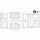 Tamiya 310225330 Y-Teile Kotflügel hinten Scania 770S 310225330