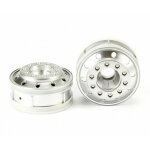 Tamiya 56517 1:14 Truckfelgen (2) vorne Chrom matt 300056517