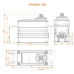 Spektrum SPMSS9110BL 1:5 Digital HV High Speed Brushless...