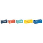 Faller 182057 20 Container, 5er-Set Spurweite H0