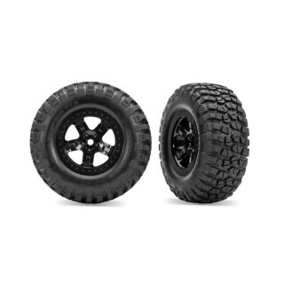 Traxxas 5878-BLK BFGoodrich T/A KM2 Reifen auf Felgen schwarz (2)