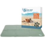 Coolpets Gel kühlende Matte für Hunde olivgrün S