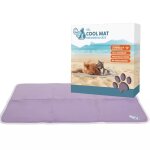 Coolpets Gel kühlende Matte für Hunde lila L
