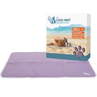 Coolpets Gel kühlende Matte für Hunde lila M