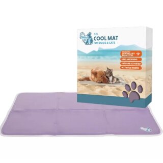 Coolpets Gel kühlende Matte für Hunde lila S