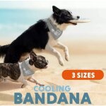 Coolpets Kühl-Bandana beige S