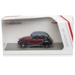 Schuco 452040110 1:64 Citroen 2CV Charlsten Weinrot/Schw.