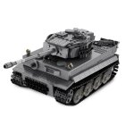 CaDA Panzer Tiger grau 2,4GHz 1:35 RC-Blockmodell - 925 Bauteile