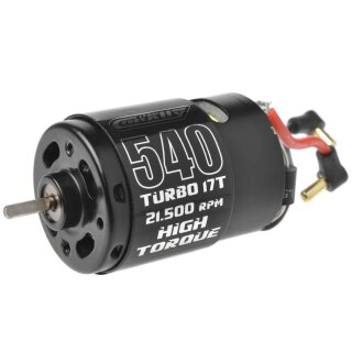Team Corally C-00230-0127 Turbo 540 Brushed Motor - 17T - 21.500 rpm Punisher/Furago XD