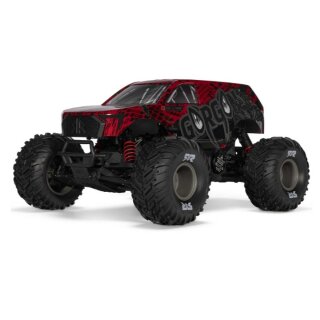 Arrma ARA3530T2 1:10 GORGON 223S 2WD RTR Brushless Monster Truck, Red/Black