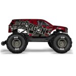 Arrma ARA3530T2 1:10 GORGON 223S 2WD RTR Brushless Monster Truck, Red/Black