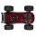 Arrma ARA3530T2 1:10 GORGON 223S 2WD RTR Brushless Monster Truck, Red/Black