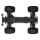 Arrma ARA3530T2 1:10 GORGON 223S 2WD RTR Brushless Monster Truck, Red/Black