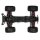 Arrma ARA3530T2 1:10 GORGON 223S 2WD RTR Brushless Monster Truck, Red/Black