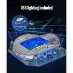 CaDA Etihad Stadion Manchester City FC 1:400 Blockmodel - 4473 Teile