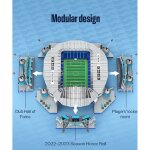 CaDA Etihad Stadion Manchester City FC 1:400 Blockmodel - 4473 Teile